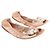 Bailarinas Miu Miu de cuero rosa - vista 3