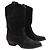 Autre Marque Stivali western Saint Laurent in camoscio nero 37 - vista 3