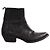 Autre Marque Botas western Saint Laurent de cuero negro 37