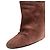 Botas Louis Vuitton de ante marrón talla 38 Castaño - vista 5