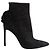 Autre Marque Saint Laurent Absatzschuhe aus schwarzem Wildleder Größe 38