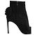 Autre Marque Saint Laurent Absatzschuhe aus schwarzem Wildleder Größe 38 - Ansicht 4