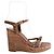 Sandali Louis Vuitton in pelle marrone taglia 38