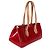 Louis Vuitton Pomme D'Amour Monogram Vernis Rosewood Rosso - vista 4