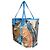 Louis Vuitton x Jeff Koons Rubens Canvas Neverfull MM Blu Multicolore - vista 3