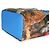 Louis Vuitton x Jeff Koons Rubens Canvas Neverfull MM Blu Multicolore - vista 6