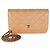23P Chanel Dark Beige Quilted Caviar Classic Wallet on Chain
