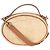 Autre Marque Borsa camera rotonda Saint Laurent in rafia beige e pelle di vitello marrone - vista 2