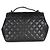 Gabrielle Borsa a patta Chanel Black Quilted Caviar Large Business Affinity Nero - vista 2