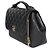 Gabrielle Borsa a patta Chanel Black Quilted Caviar Large Business Affinity Nero - vista 3