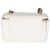 Chanel Pillow Crush Vanity em pele de cordeiro acolchoada branca com corrente Branco - vista 2