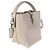 Autre Marque Saint Laurent Borsa a secchiello Small Le 37 in pelle di vitello lucida crema - vista 3