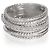David Yurman Crossover Ring aus Sterlingsilber und Diamanten