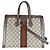Borsa Tote Ophidia Media Gucci Beige GG Supreme Monogram Web Marrone Multicolore - vista 2