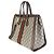 Borsa Tote Ophidia Media Gucci Beige GG Supreme Monogram Web Marrone Multicolore - vista 3