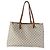 Dionysus Gucci Beige Brown GG Supreme Monogram Emblem Maxi Tote Braun