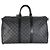 Borsa Keepall Bandoulière 45 in tela Damier Graphite di Louis Vuitton Nero