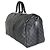 Borsa Keepall Bandoulière 45 in tela Damier Graphite di Louis Vuitton Nero - vista 3