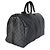 Borsa Keepall Bandoulière 45 in tela Damier Graphite di Louis Vuitton Nero - vista 4