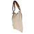Autre Marque Saint Laurent Desert Dusk Brick Canvas BV Flat Hobo Beige - vista 3