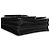 Bolsa de aba Prada Black Spazzolato Embleme Triangle Preto - vista 7