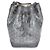 Goyard Petit Flot Eimerbag aus grauem Goyardine Canvas Braun