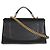 Gabrielle Chanel Chic Affinity Medium Top Handle Tasche aus schwarzem gestepptem Caviar-Leder - Ansicht 2