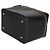 Chanel Black Flat Quilted Lambskin Knock On Wood Large Vanity Case Nero - vista 6