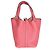 Hermès Rose Confetti Clemence Picotin Lock 18 PHW Rosa - vista 2