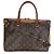 Louis Vuitton Sesame Monogram Canvas Pallas MM Marrom Multicor - vista 2