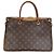 Louis Vuitton Sesame Monogram Canvas Pallas MM Marrom Multicor - vista 8