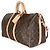 Louis Vuitton Monogram Canvas Keepall Bandouliere 45 Castaño - vista 3
