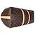 Louis Vuitton Monogram Canvas Keepall Bandouliere 45 Castaño - vista 7