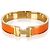 Pulsera Clic H chapada en oro Hermès