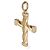 Pendente Croce Helios David Yurman in Oro Giallo e Diamanti - vista 3