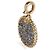 Pendente a disco Elements in oro giallo, zaffiro e diamante David Yurman - vista 3