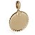Pendente a disco Elements in oro giallo, zaffiro e diamante David Yurman - vista 4