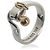 Anello Hook Vintage Tiffany & Co. in Oro Giallo e Argento Sterling - vista 5