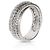 David Yurman Crossover Ring aus Sterlingsilber und Diamanten - Ansicht 4