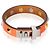 Bracciale borchiato Mini Dog Clous Carrés placcato oro Hermès