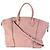 Louis Vuitton Magnolia Pink Soft Taurillon Lockit MM Rosa - vista 2