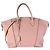 Louis Vuitton Magnolia Pink Soft Taurillon Lockit MM Rosa - vista 8