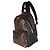 Louis Vuitton Monogram Macassar Canvas Discovery Backpack PM Brown Black Multiple colors - view 3