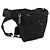 Borsello cintura Prada in Re-Nylon nero con placca logo Saffiano - vista 4