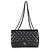 Gabrielle Borsa Chanel Jumbo Single Flap in pelle d'agnello matelassé nera Nero - vista 5