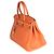 Hermès Orange Togo Birkin 35 GHW Arancione - vista 3