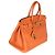 Hermès Orange Togo Birkin 35 GHW Arancione - vista 4
