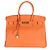 Hermès Orange Togo Birkin 35 GHW Arancione - vista 8