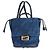 Baguette Fendi Blue Abyss FF Flocked Denim Drawstring Backpack