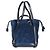 Baguette Fendi Blue Abyss FF Flocked Denim Drawstring Backpack - view 2